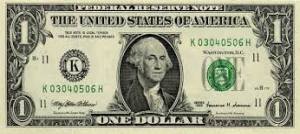 1 Dollar Federal Reserve Note