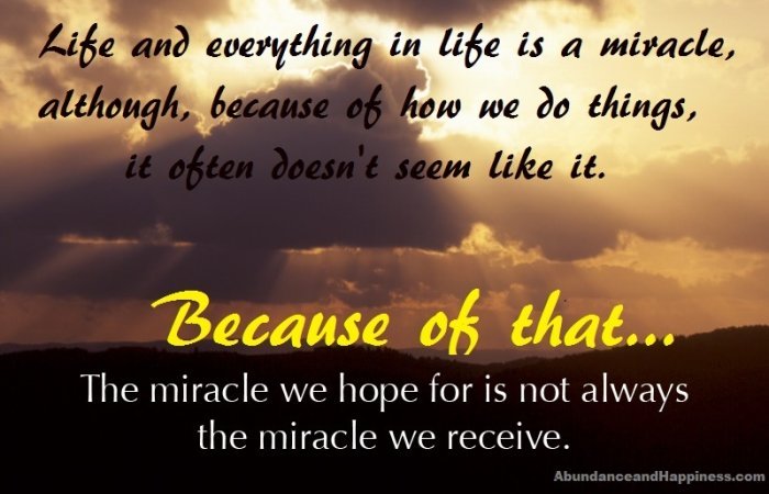 Planting miracle seeds