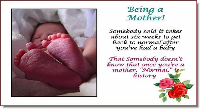 Being A Mother - A Tribute To Moms : Happy Mothers Day EVERYDAY!