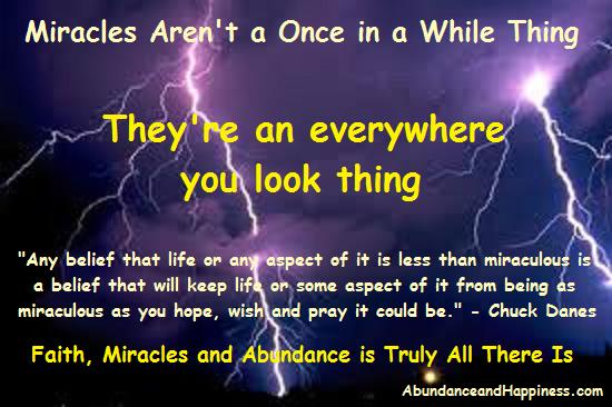 Miracles are Everywhere