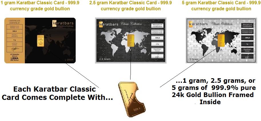 Karatbars Classic Cards